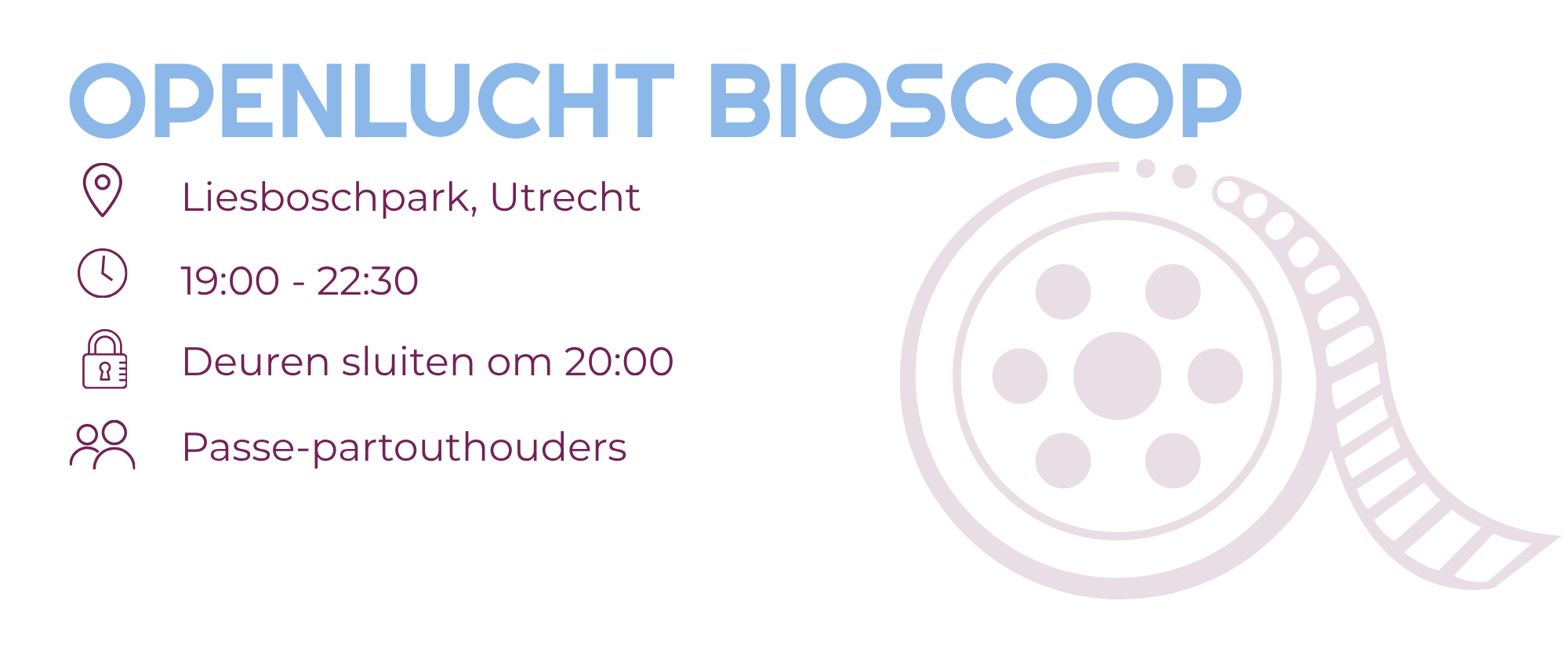 Openlucht bioscoop